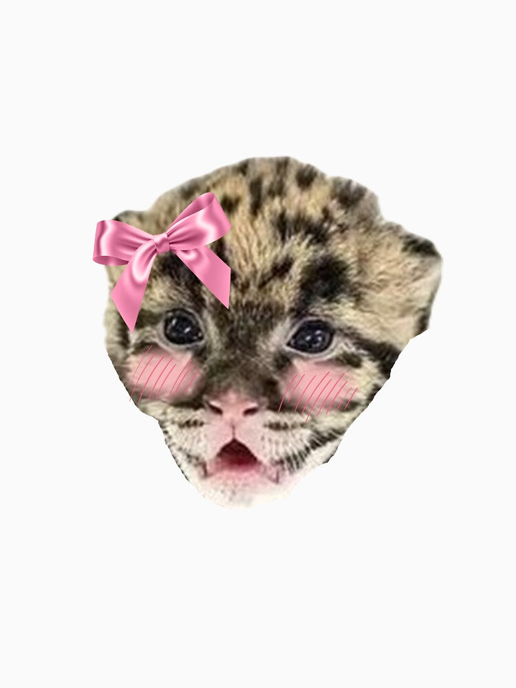 Silly blushing snow leopard by SillyLittleSnek