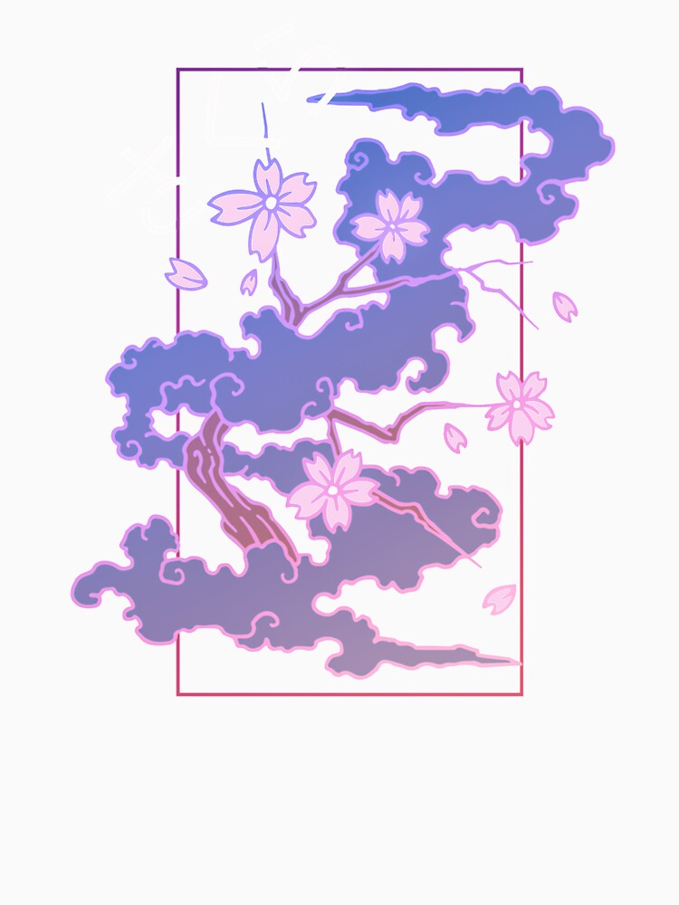 Japanese Aesthetic Sakura Flowers Vaporwave Soft Grunge by Hitagivapor
