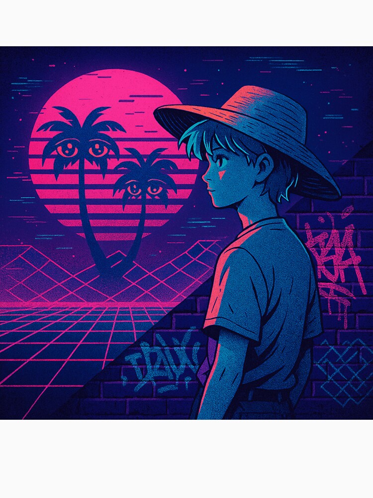 Retro Vaporwave Anime by FestusArt