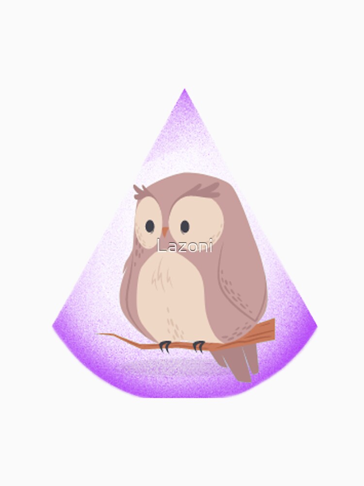 A cute little owl with a big heart and loving eyes. by Lazoni