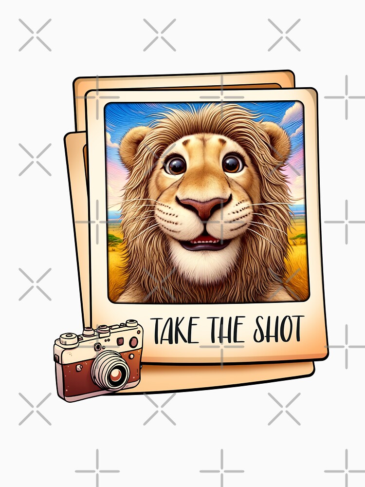 Take the shot - lion photograph by roundowl