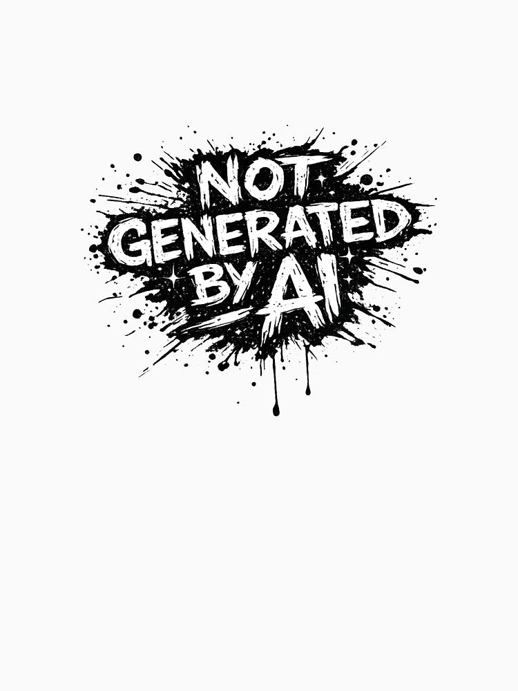 Not Generated by AI Punk Sticker by Antonrec86