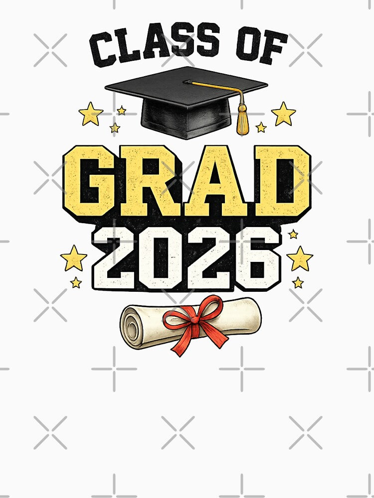 Class of 2026 Graduation Shirt Bold Grad 2026 Senior Gift Graduation Cap Design by jglobal360