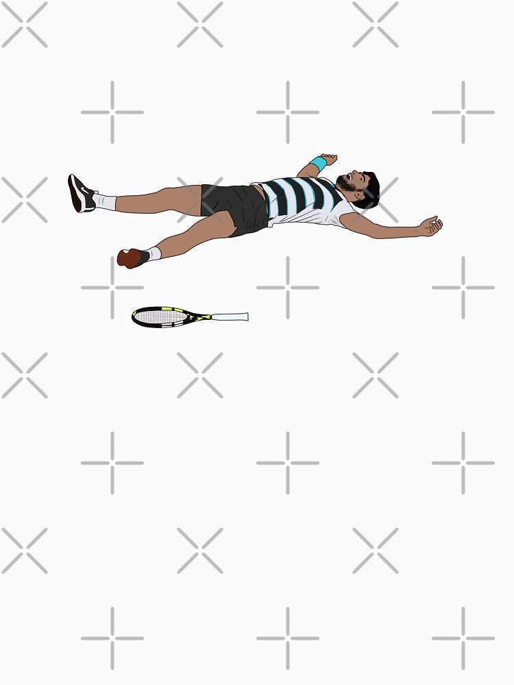 Carlos Alcaraz French Open Win Minimalist by Hevding