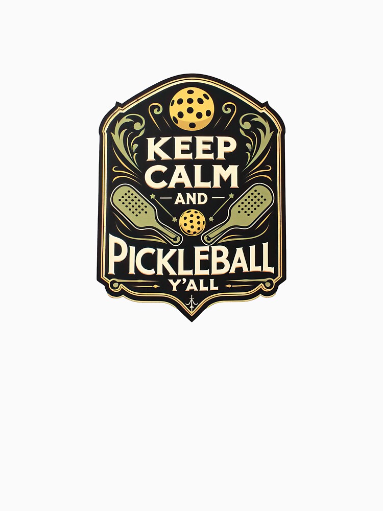 Keep Calm and Pickleball Y'all - for Pickleball Players by Mindful-Designs