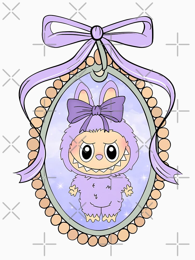 Lavender Dream Frame – Cute Monster Girl in Lilac by HasHs