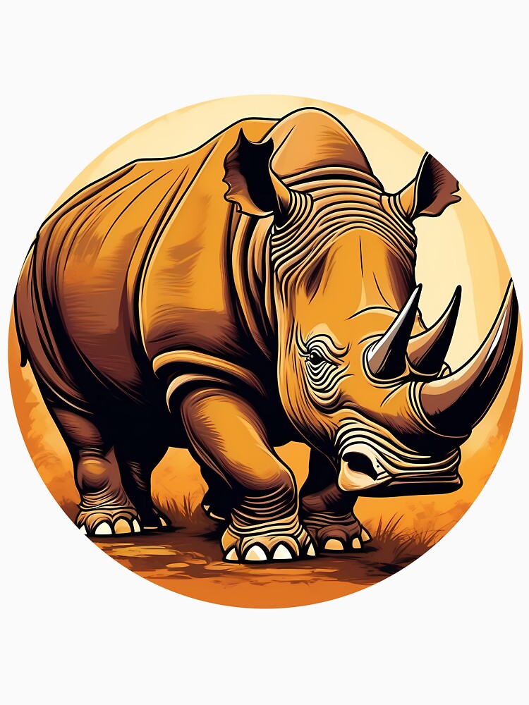 Incredible Rhinoceros Art by AbsoluteA