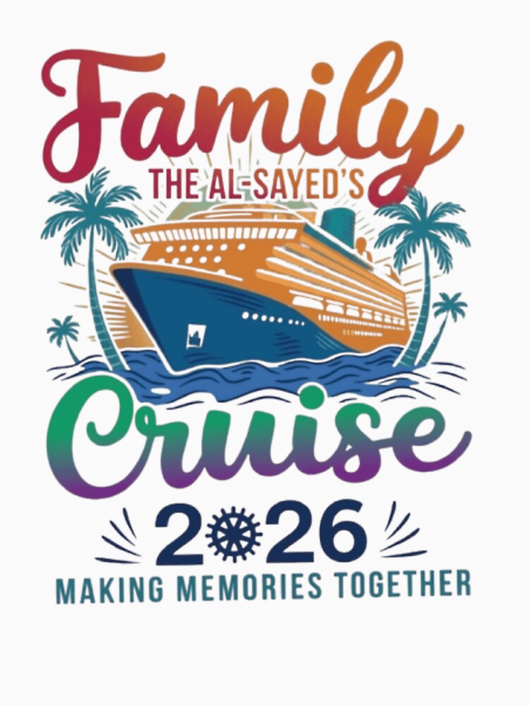 Family Cruise 2026 T Shirt by NIZAR  din⭐⭐⭐⭐⭐