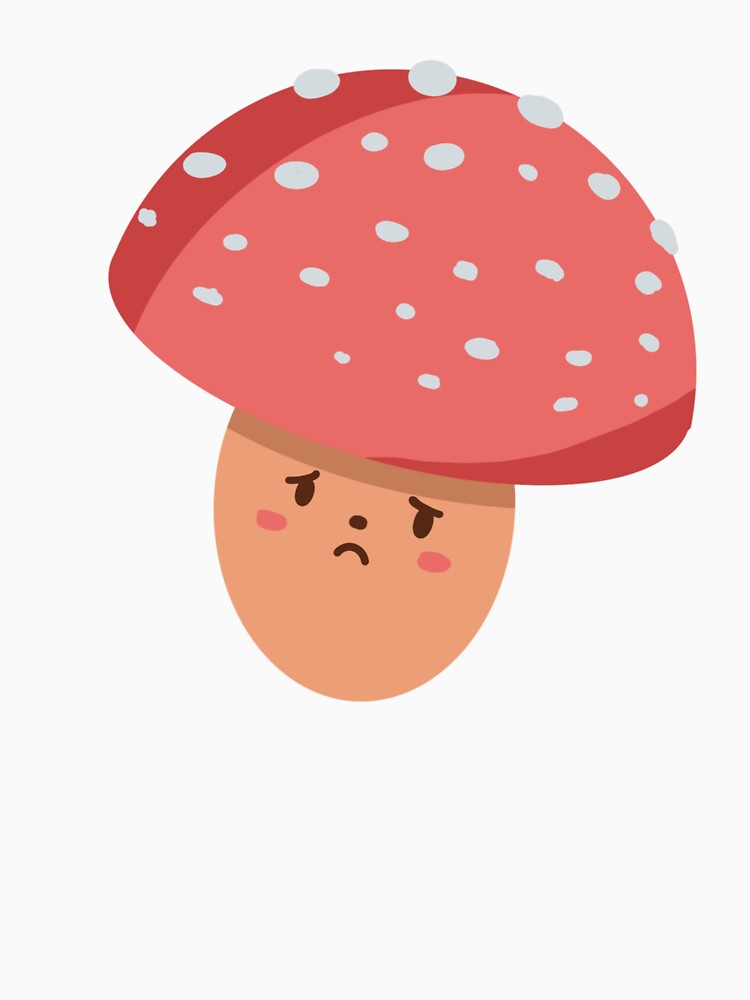 Sad Red Toadstool Mushroom by autumn-acorns