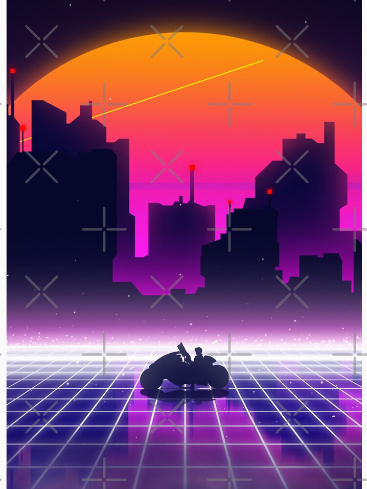 Retrowave Night City by exhozt