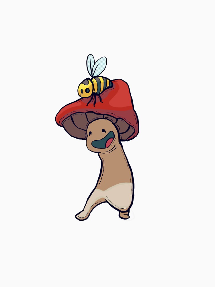 Mushroom Boy and Bee by TimSmithBuisset
