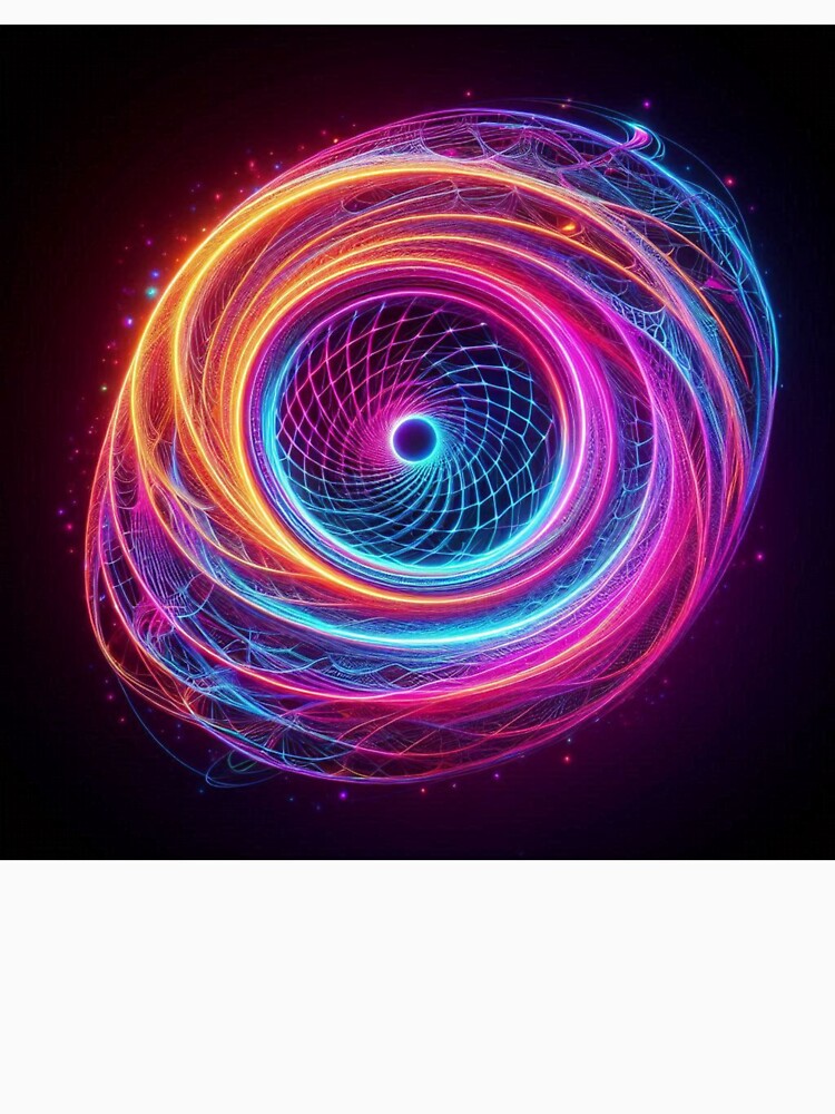 Y2K Web Ring – Neon Swirl Swirl Retro Internet Aesthetic by ashokreddy343