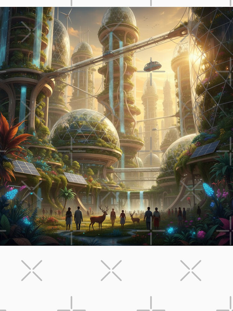 Solarpunk Sanctuary by zoughlal