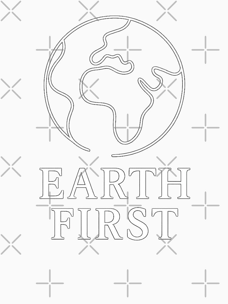 Earth First – Minimalist Eco Graphic for Sustainable Souls by Tadeusz1