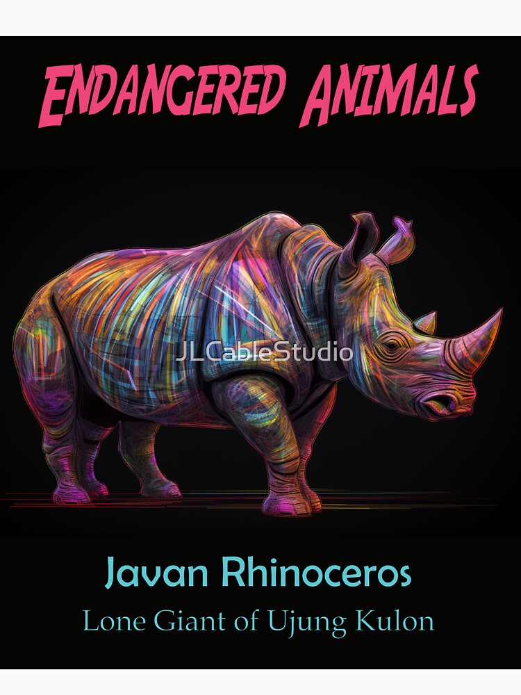 Javan Rhinoceros: Lone Giant of Ujung Kulon by JLCableStudio
