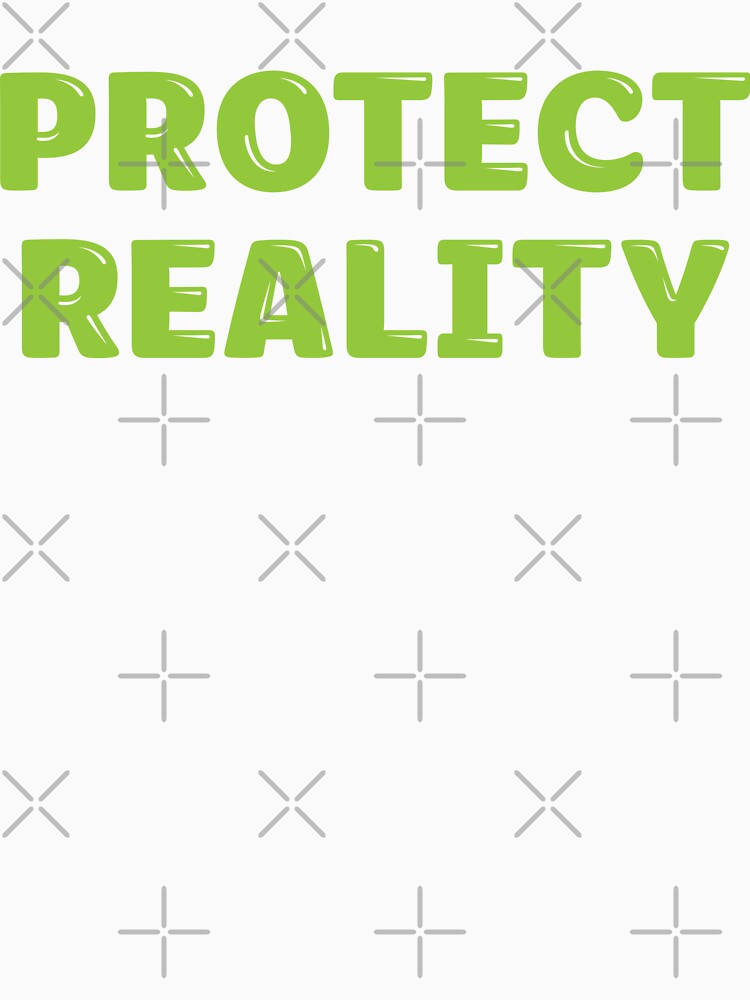 Protect Reality - Anti AI Design by Angela Dow