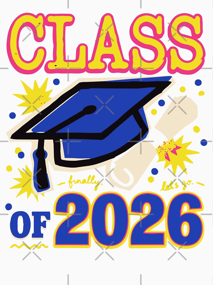 Class Of 2026 Let's Go Funny Graduation Neon Souvenir by Mdozet