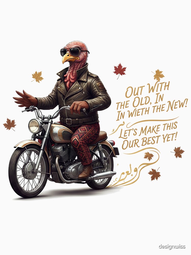 Motorcycle | New Year Resolution Biker Gift by designwiss