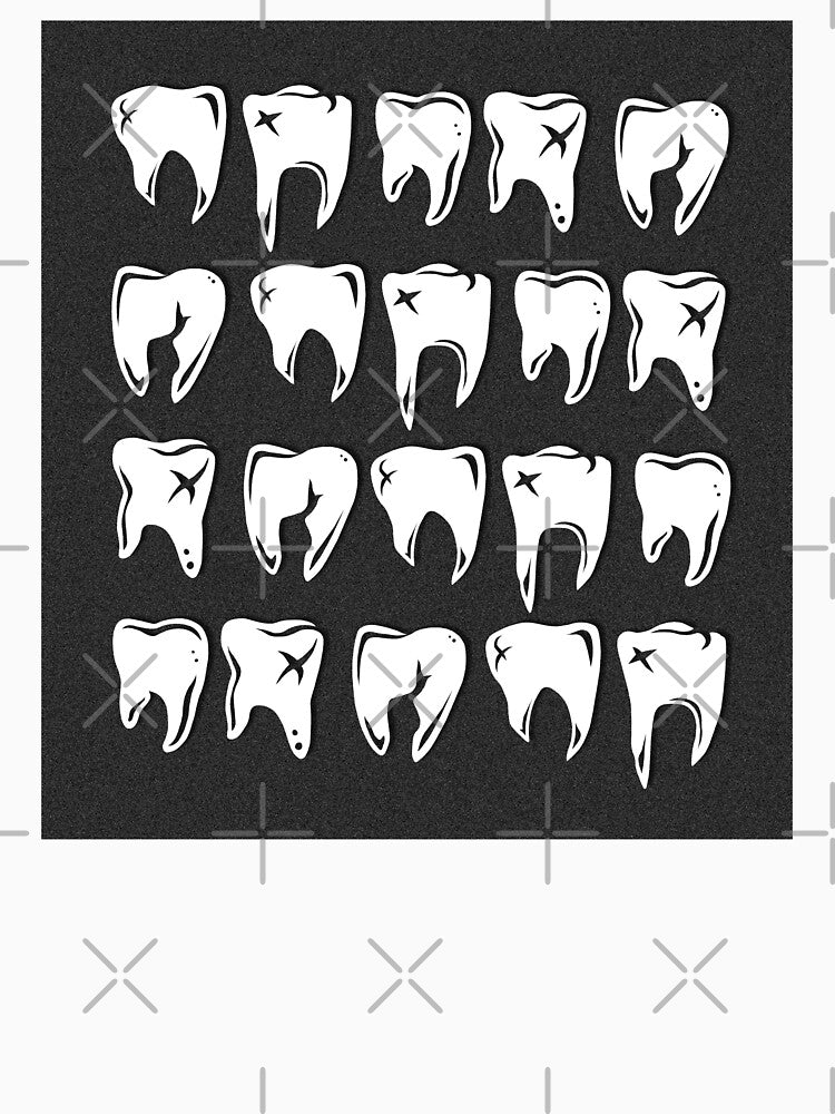 Teeth with Noise Background by Soaked-N-Bleach