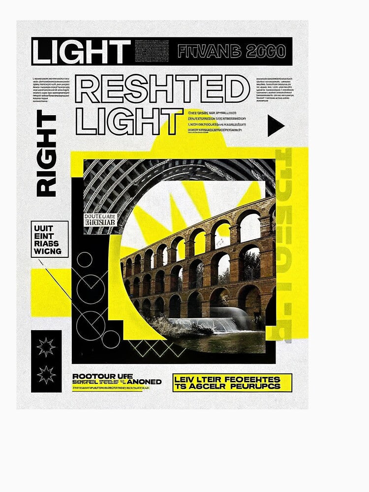 Solarpunk: Historic Aqueduct with Solar Light Arch by Raw-Ink
