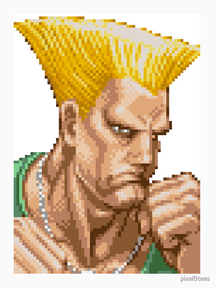 Super Street Fighter II - Guile by pixel8tees