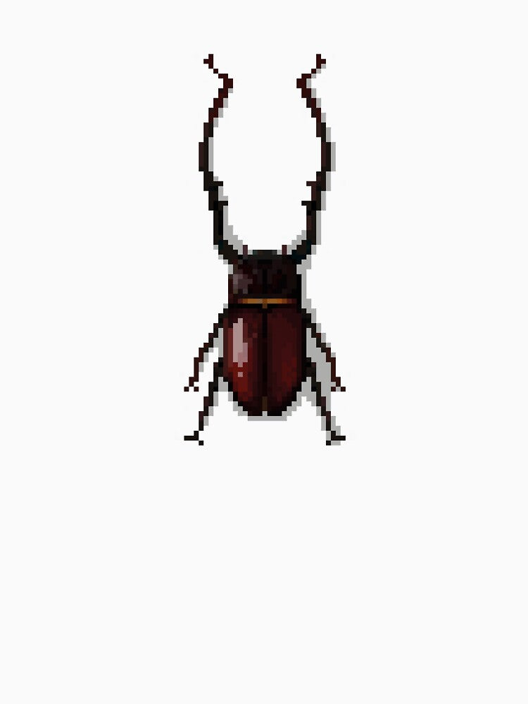 Pixel art beetle nº 59 by Kanistamps