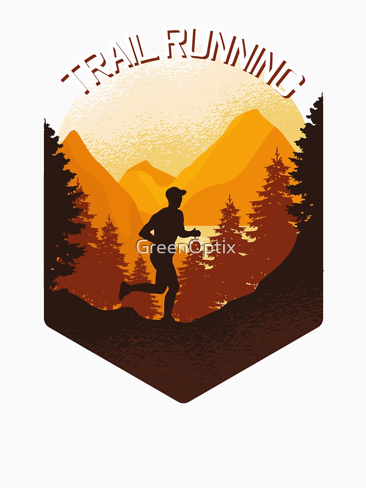 Trail running & mountain running, ultra trail runner by GreenOptix