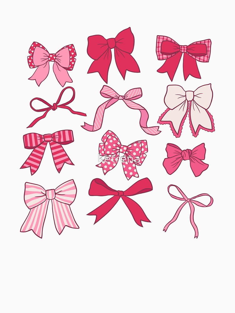 Pink Bows Pattern by ketrena