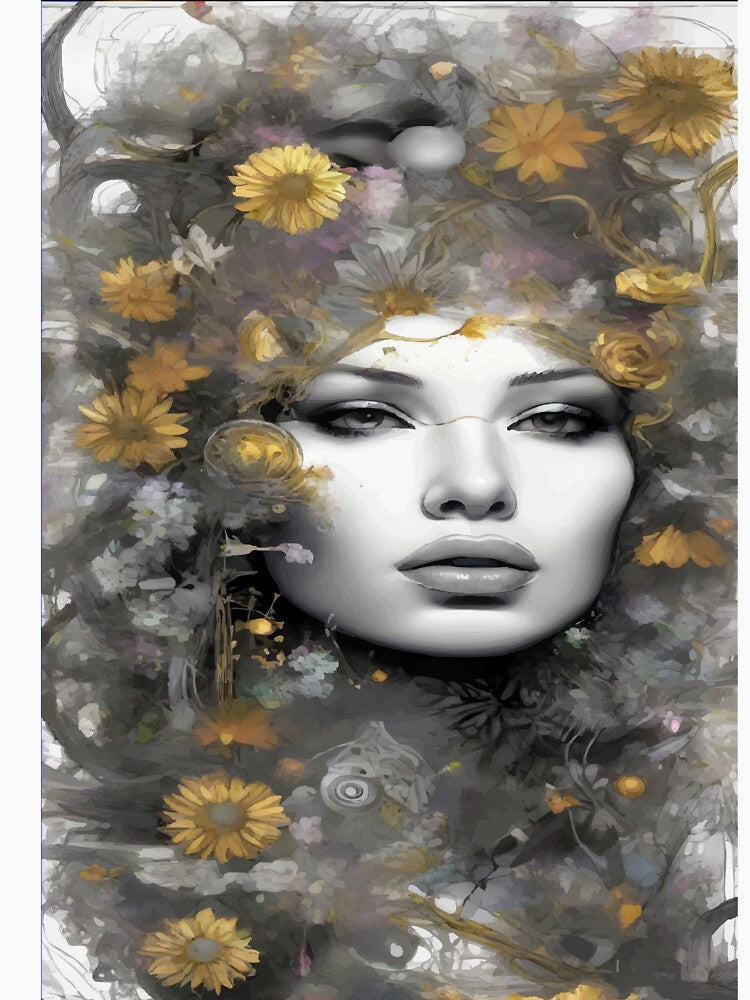 Flourishing Soul: The Bloom of Consciousness by AbstractAnom