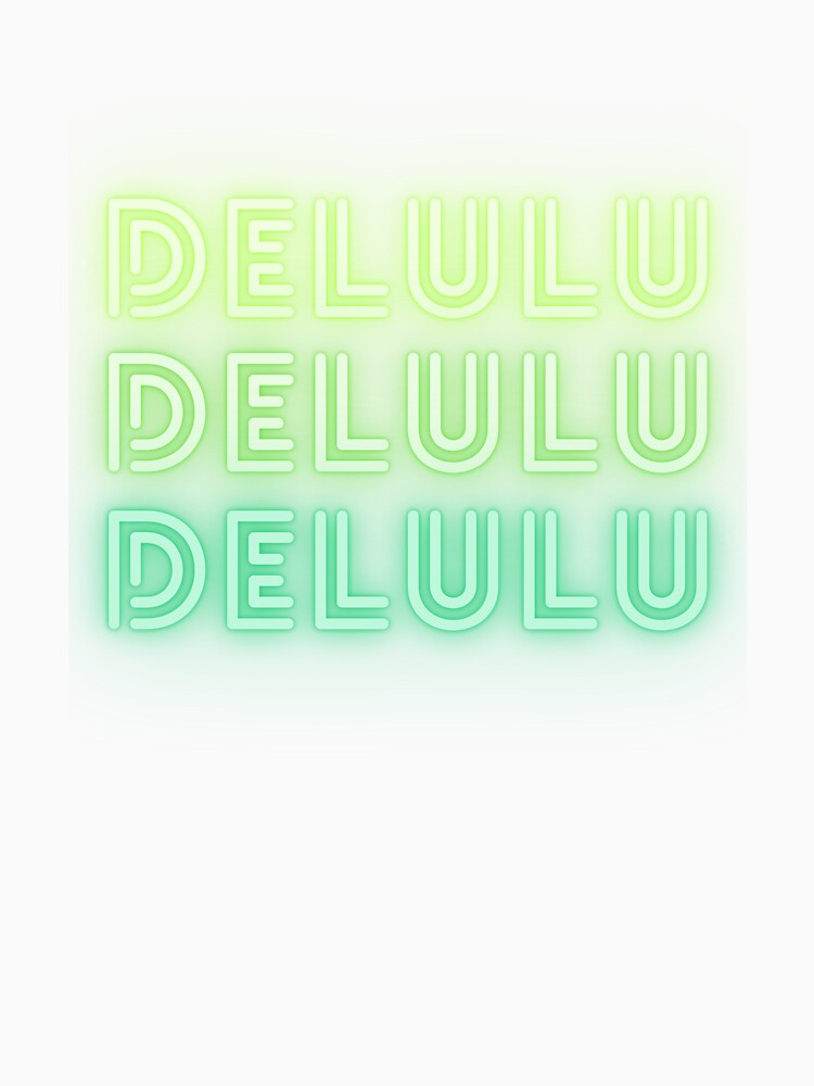 DELULU NEON LOGHTS GREEN by zvizdetss