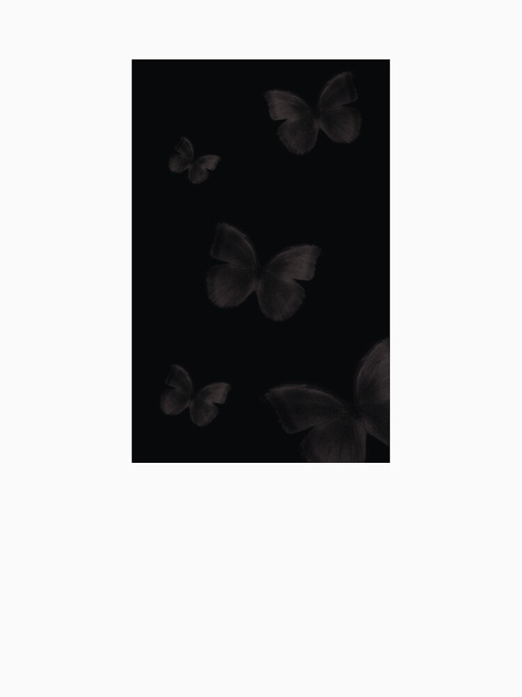 Dark feminine energy aesthetic - black butterflies academia girly goth style by Fantasy Cache