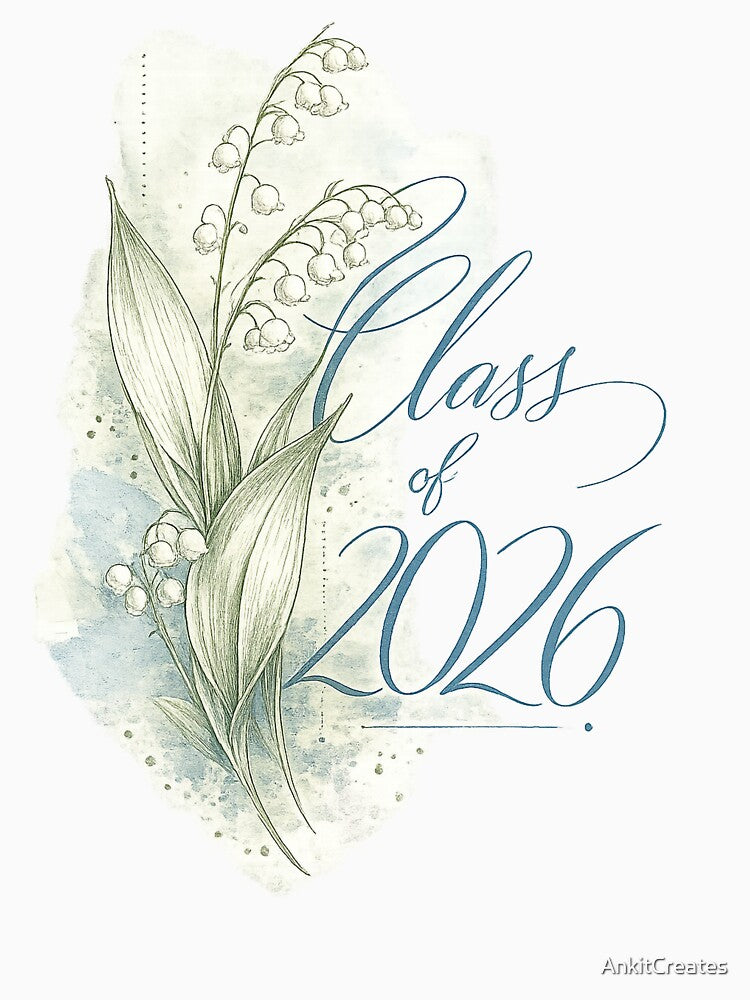 Elegant Lilies of the Valley Class of 2026 by AnkitCreates