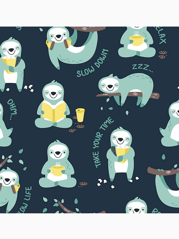 Sloth Slow Down Take your time by lehnhattien