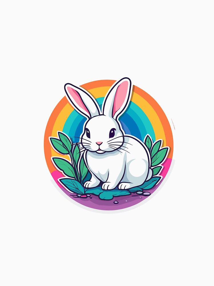 Cuty Rabbit Sticker by rereplay