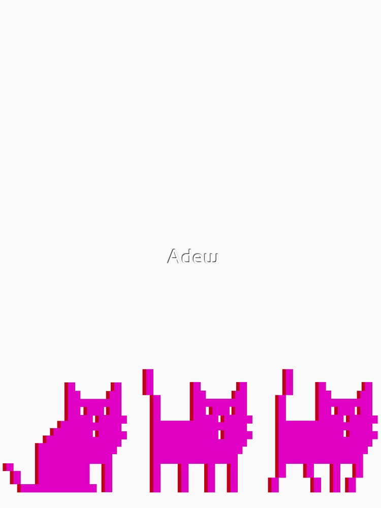 pixel cat pink! by Adew