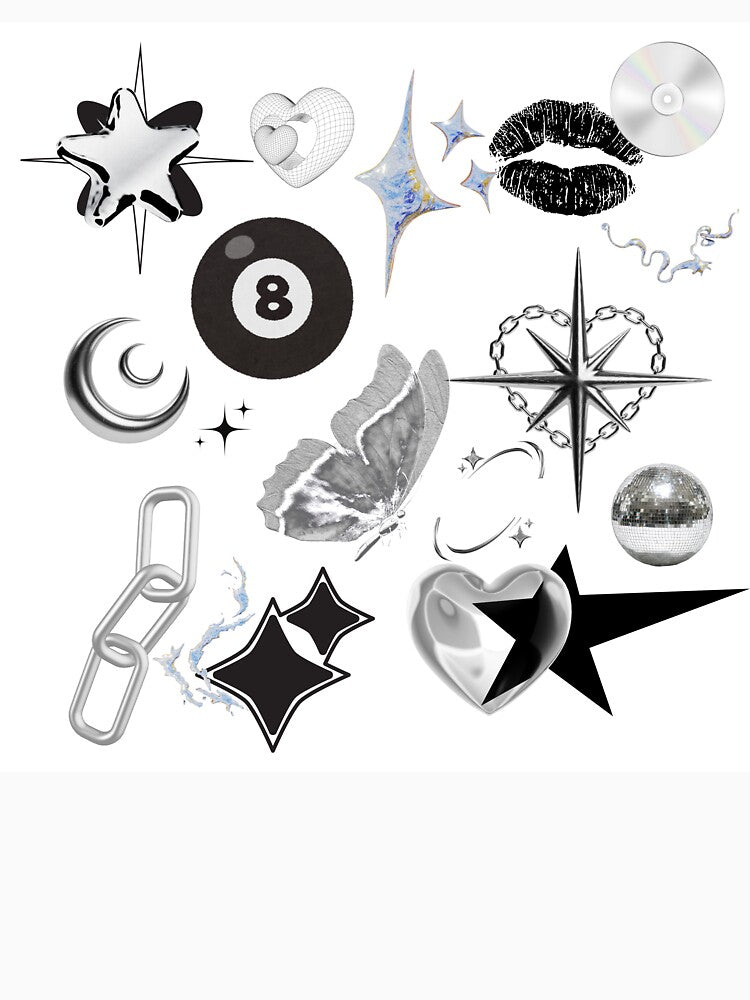 Y2K Streetwear Graphic Elements by AbstractRevival