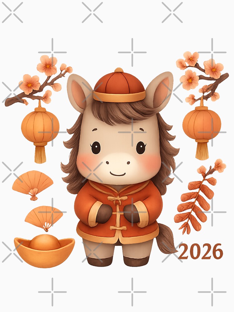 2026 Chinese New Year - Happy Horse Graphic by GrumpySableye