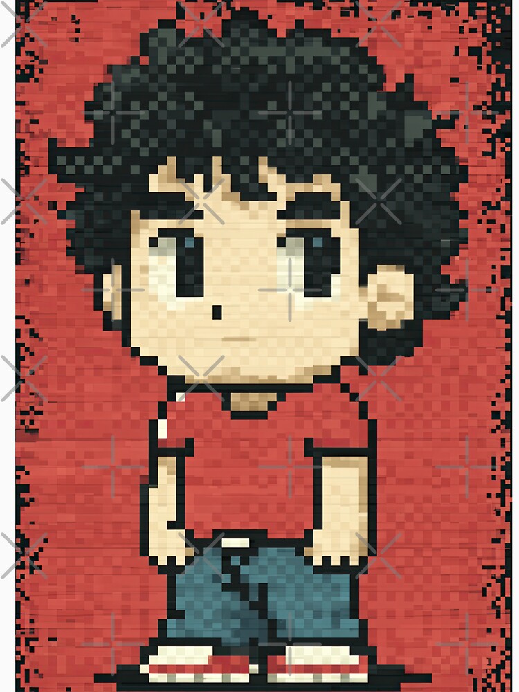 Pixel Kid In Dangerous RED Lands by Piotrek0001