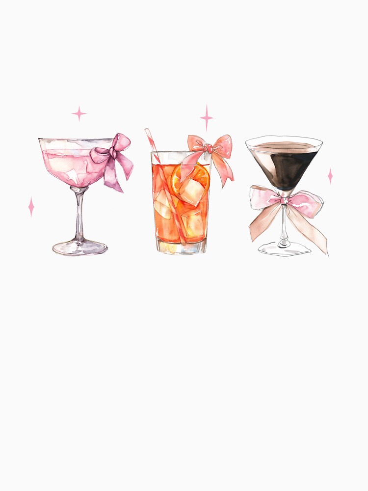 Charming Coquette Bow-Tied Cocktail Artwork by LarsVegas2012