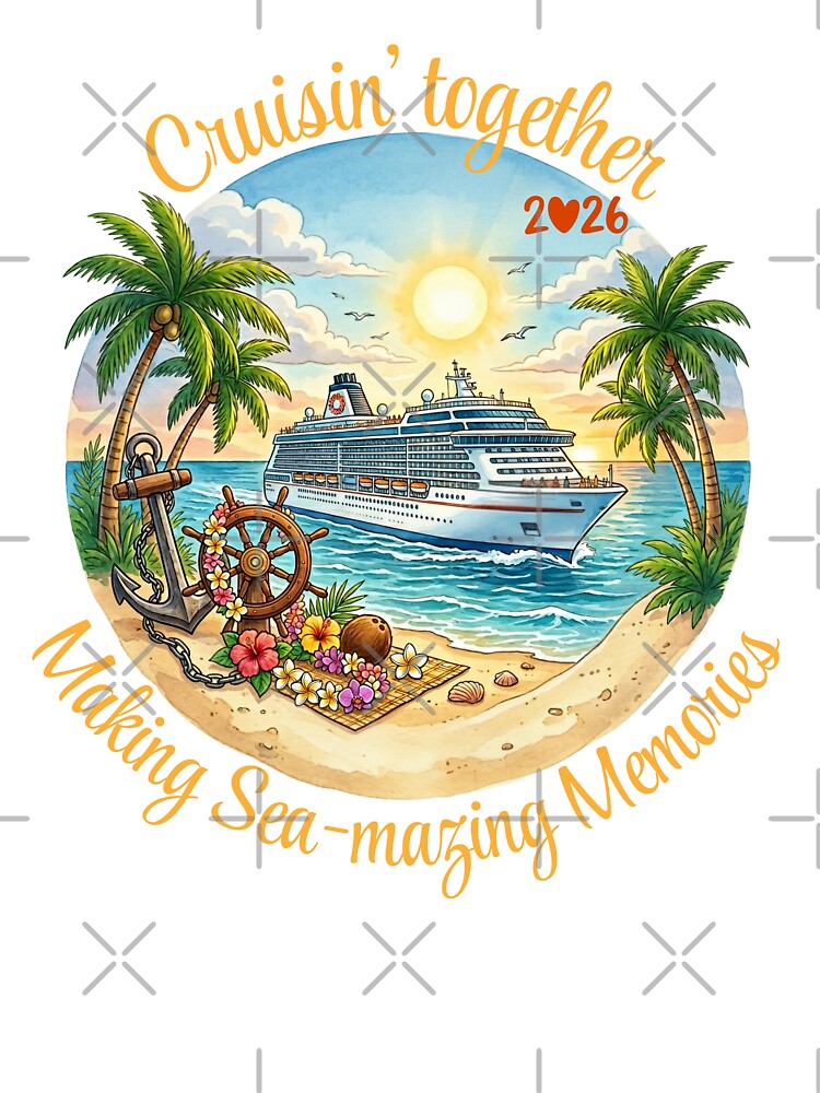 Family Cruise Vacation 2026 Matching Trip Tee by handcraftedpix
