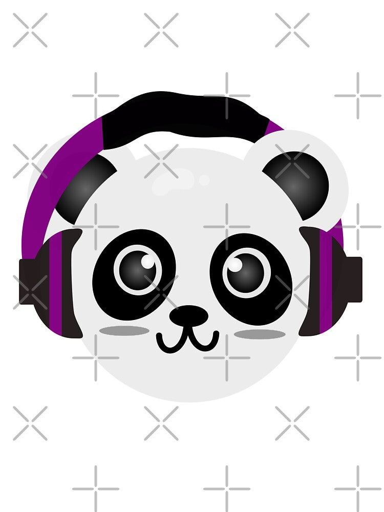 music and Cute Animal Friendly Panda by jaml-12