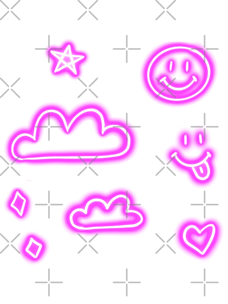 pink neon aesthetic tumblr by mariahmoniquedesign