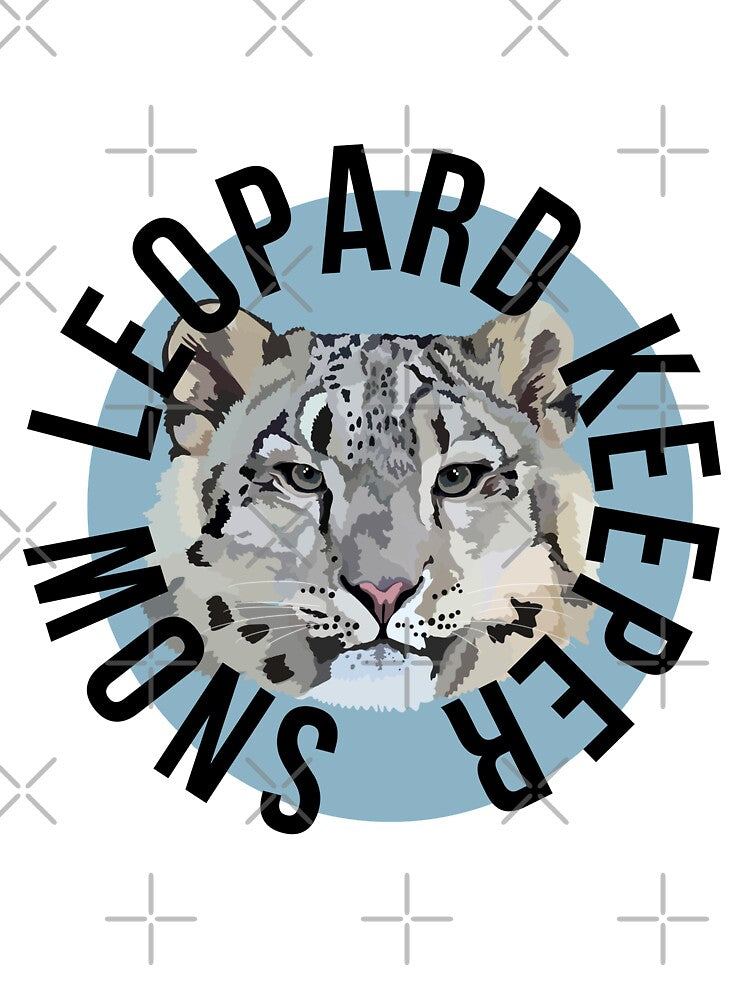 S is for Snow Leopard, Snow Leopard Illustration – Majestic Big Cat Art for Wildlife Lovers by PrettylittlepastelUk