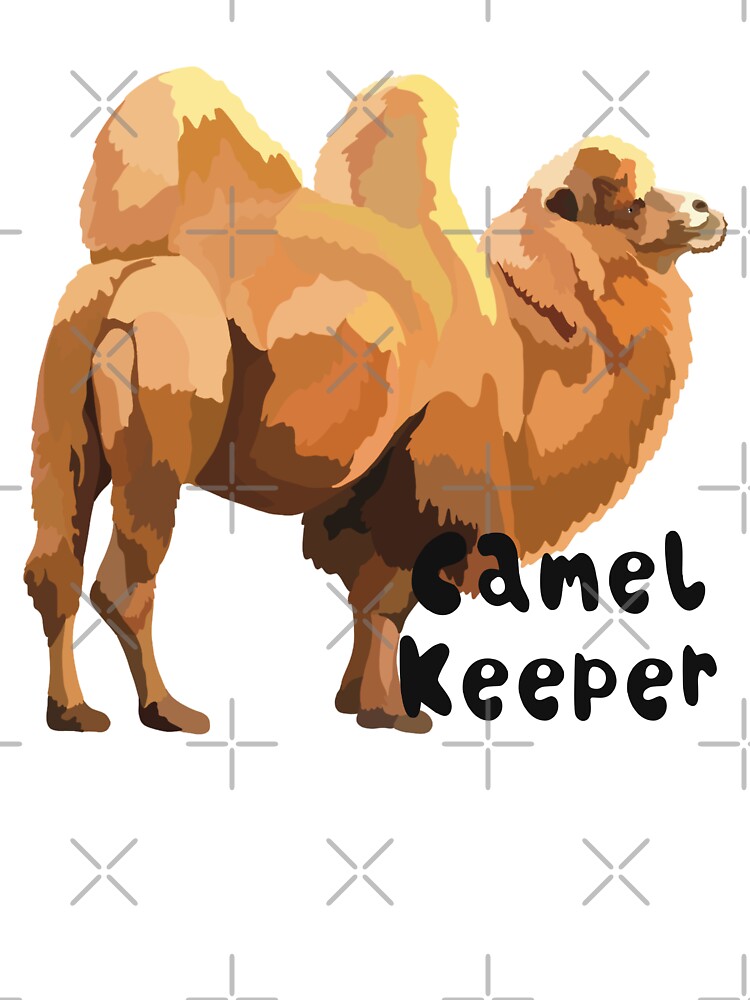 C is for Camel Keeper,Camel Keeper Design – Dedicated Care and Conservation of Desert Wildlife Artwork by PrettylittlepastelUk