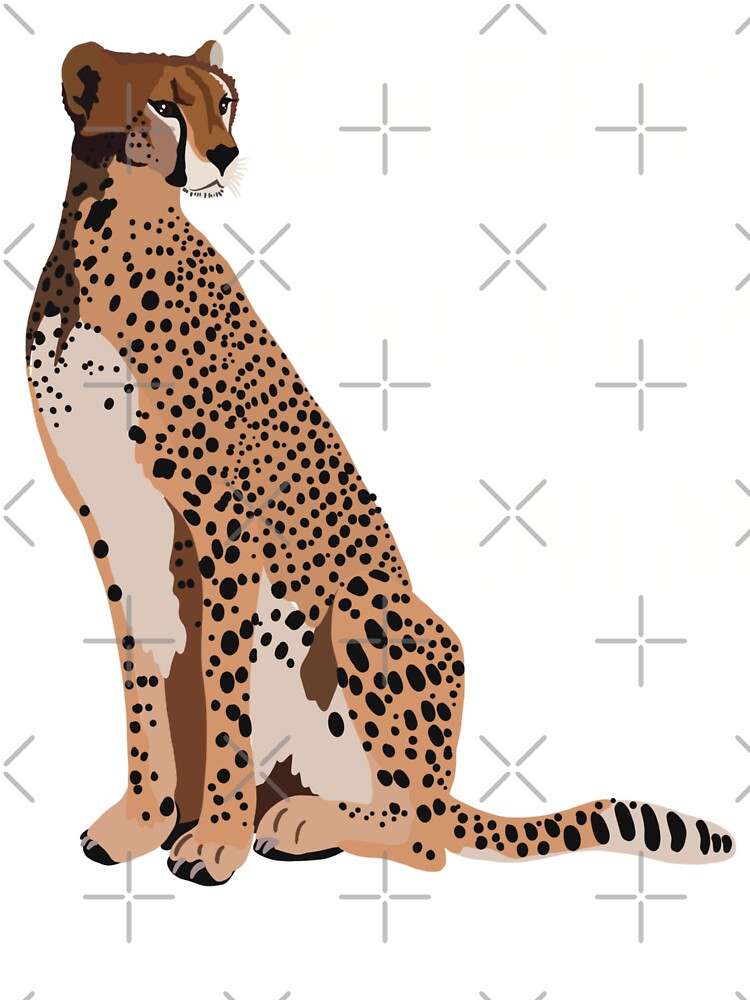 Cheetah Wildlife Big Cat Illustration by PrettylittlepastelUk