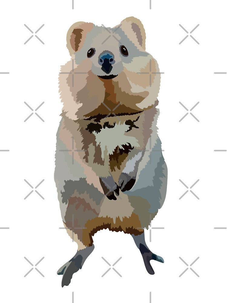Q is for Quokka,Quokka: The Smiling Marsupial and Australia’s Friendly Icon by PrettylittlepastelUk