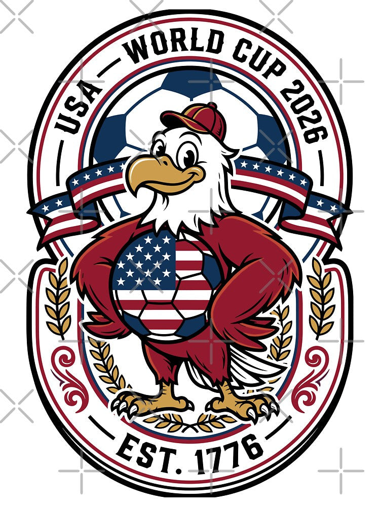 USA Soccer 2026 Est 1776 Badge V2 by 1RSN