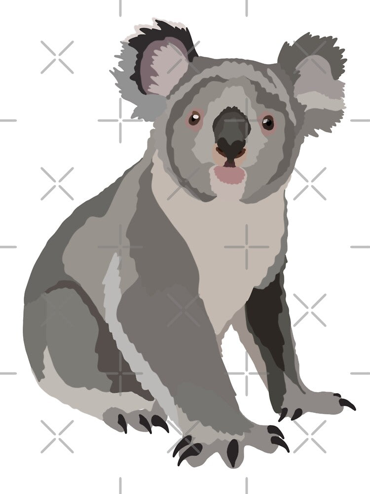 Koala | Cute Wildlife Illustration | Animal Lover Gift by PrettylittlepastelUk