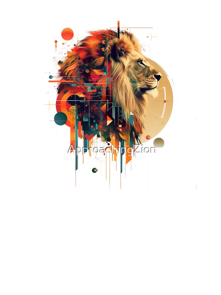Abtract Lion Art by ApproachingZion