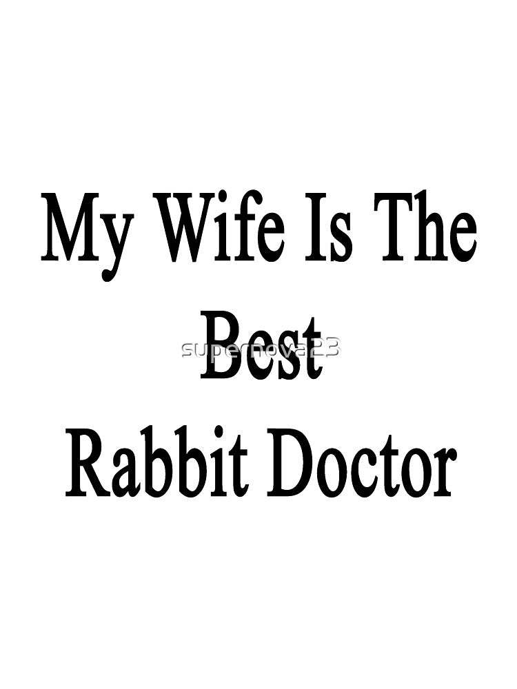 My Wife Is The Best Rabbit Doctor by supernova23